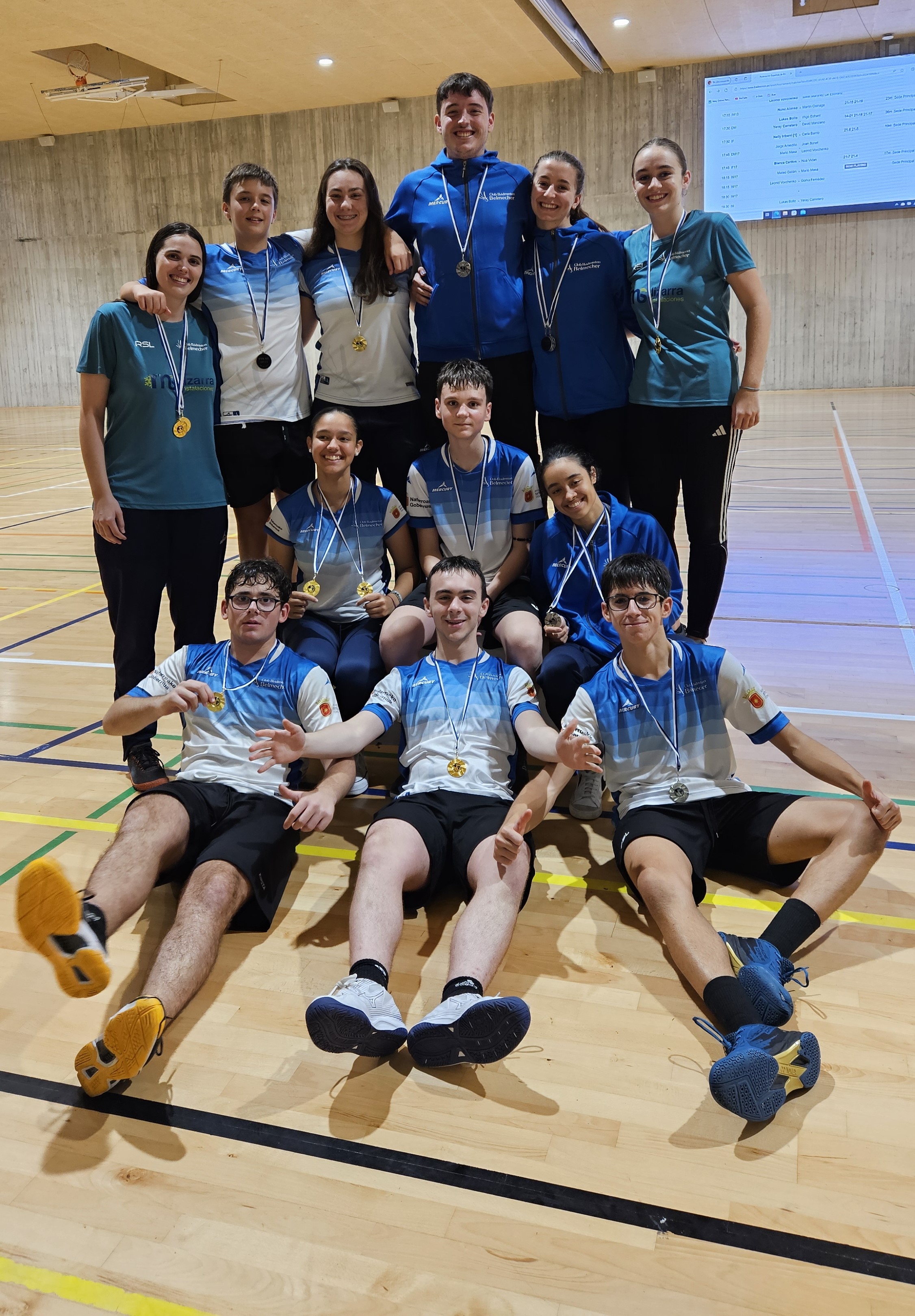 ÉXITO ROTUNDO DEL BÁDMINTON BELMECHER EN SAN SEBASTIÁN